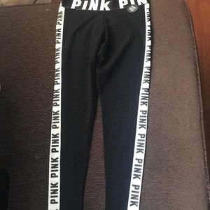 Pink yoga pants